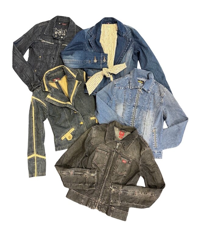 Vestes en Denim Y2K Vintage en Gros | ReRags