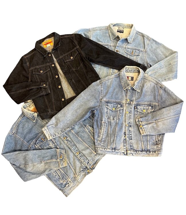 Vestes Vintage: 90's Vestes en Jean