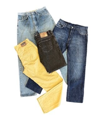 Vintage Pants: High Waisted Jeans Men