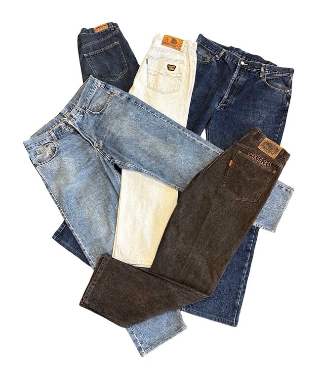 Vintage Pants: High Waisted Jeans Men