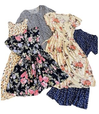Vintage Dresses: French Flower Dresses