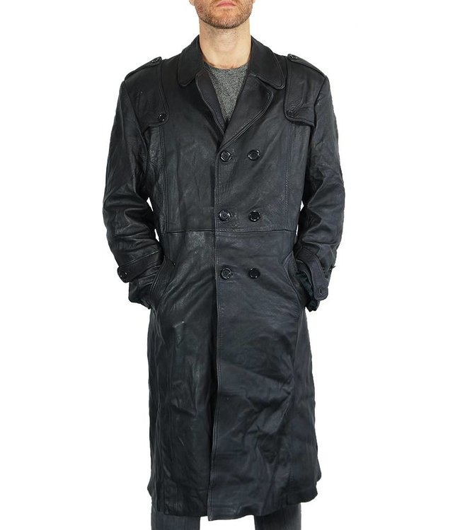 Manteaux Vintage: Napa Manteaux 70's en Cuir Hommes