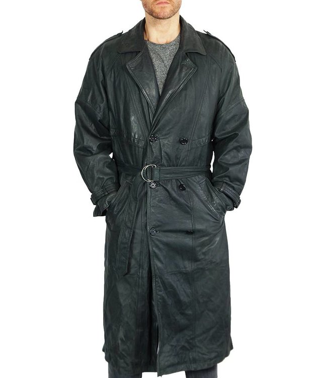 Manteaux Vintage: Napa Manteaux 70's en Cuir Hommes