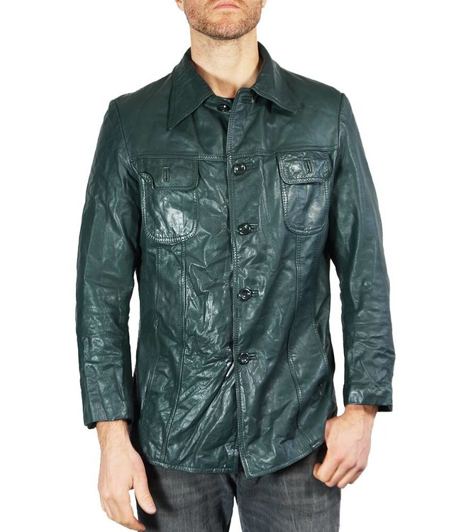 Vestes Vintage: Nappa Vestes en Cuir 70's Hommes