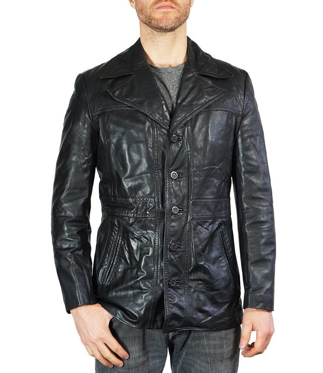 Vestes Vintage: Nappa Vestes en Cuir 70's Hommes