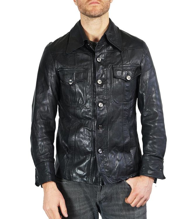 Nappa Vestes en Cuir 70s Hommes Vintage en Gros | ReRags