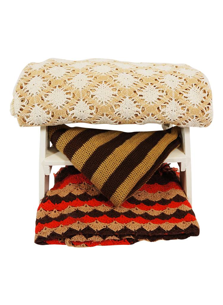 Vintage Blankets Knitted Blankets ReRags Vintage Clothing Wholesale