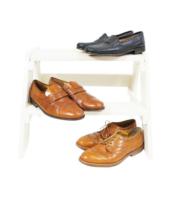 Vintage Shoes: Leather Men Shoe Mix