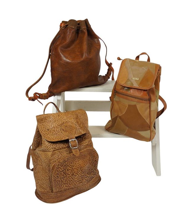 Vintage Bags: Leather Backpacks