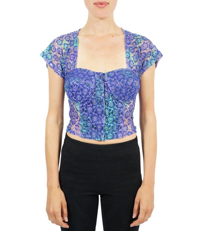 Hauts Vintage: Paillettes