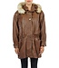 Manteaux Vintage: Parka (à Capuchon) en Cuir / Daim Femmes