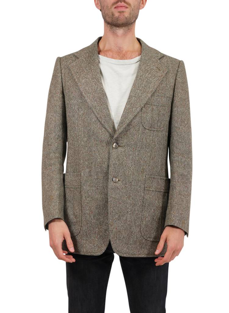 vintage tweed blazer