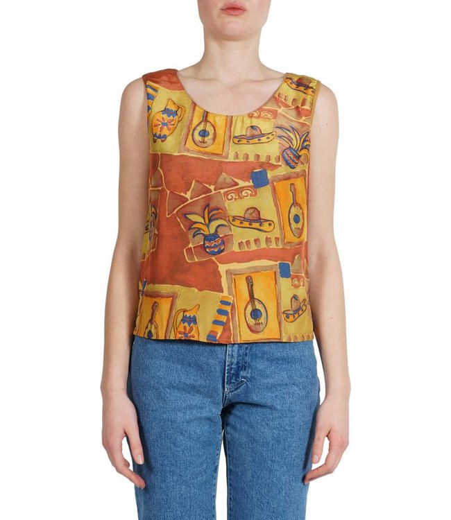 Vintage Tops: Sleeveless Blouses