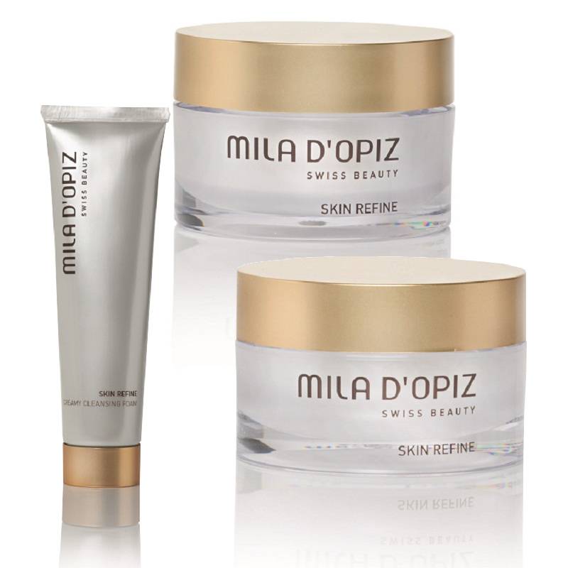 Mila d'Opiz Mila D'Opiz Skin Refine Rejuvenesse Cream + Creamy Cleansing Foam + Lifting Eyecream