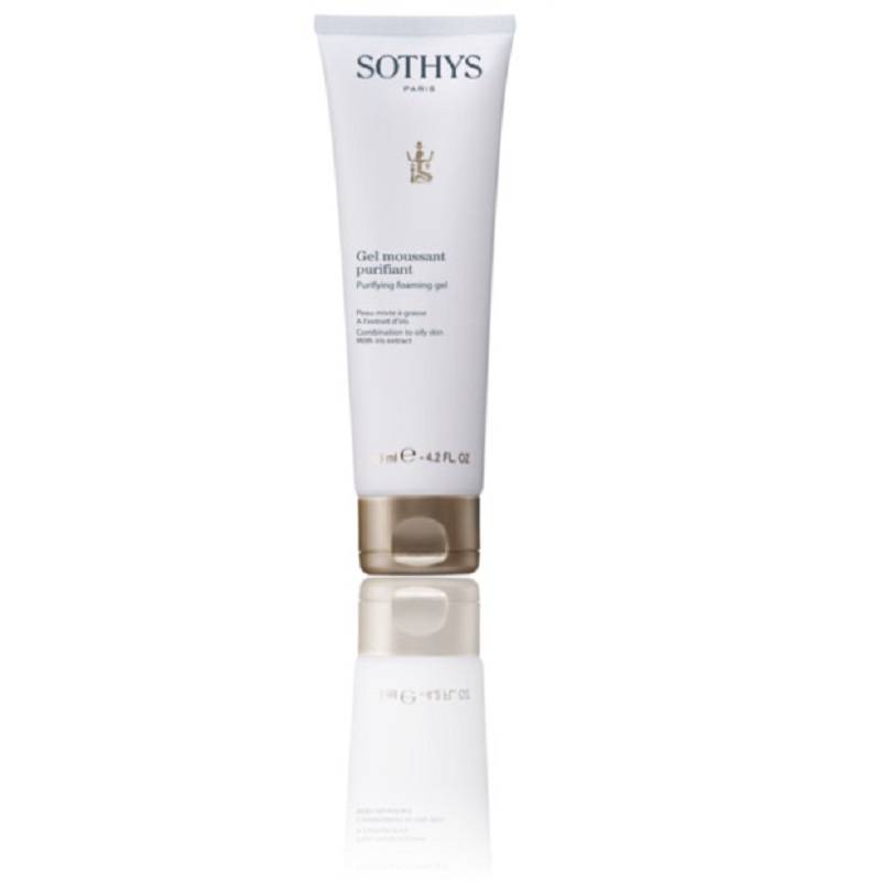 Sothys Paris  Sothys purifying foaming gel, combination to oily skin with iris extract.