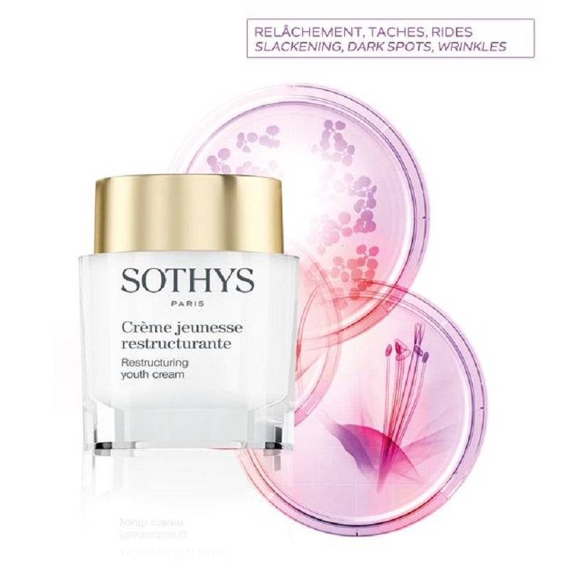 Sothys Sothys Crème Jeunesse Restructurante, restructering youth cream. deep set wrinkles and age spots