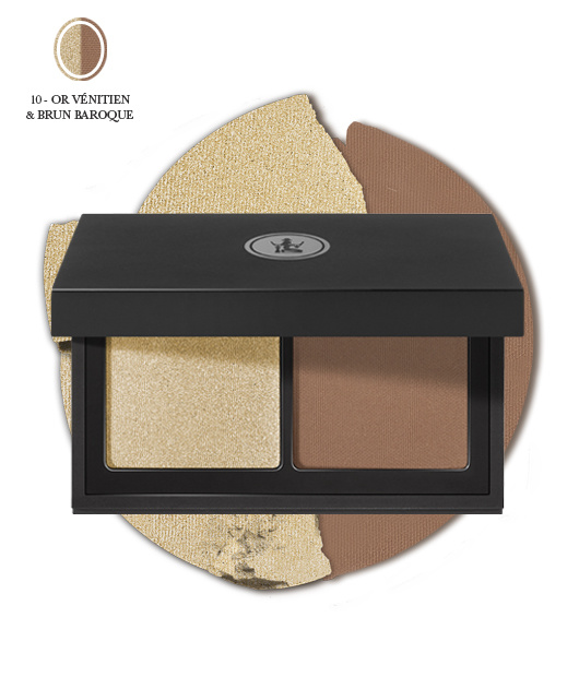 Sothys Paris Sothys Pallette yeux-Eye duo pallette  10 Or Vénitienne + Brun Baroque