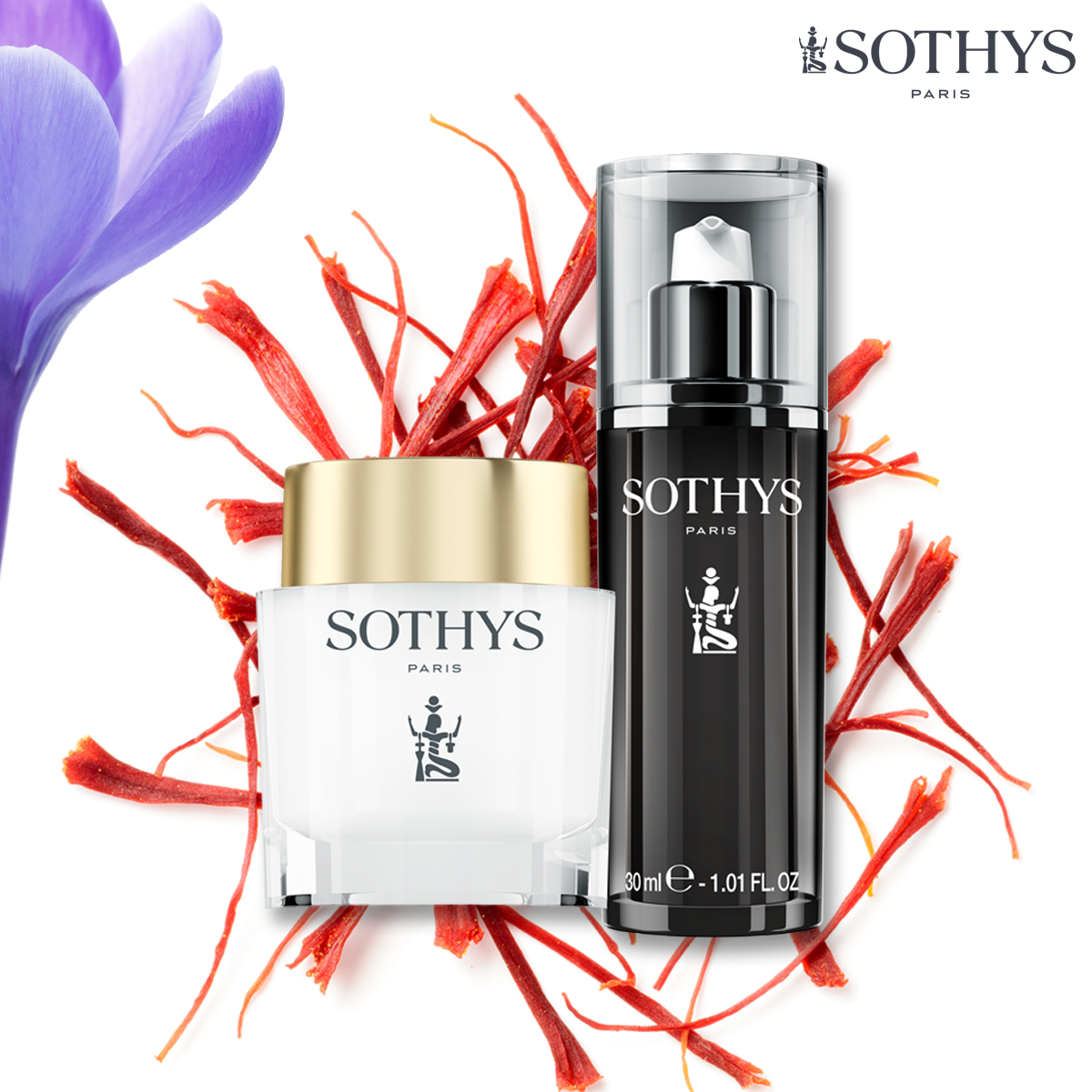 Sothys Sothys wrinkle targeting  youth cream + Sothys  wrinkle specefic youth serum