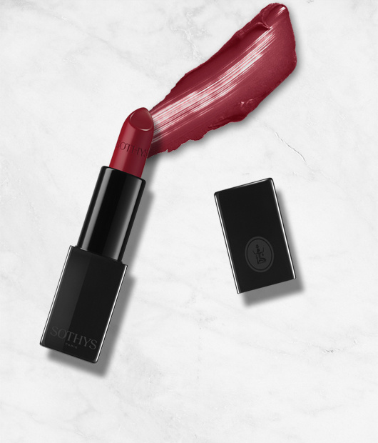 Sothys Sothys Paris Rouge doux 133 rouge Latin Brilliant à lèvres. sheer lipstick,