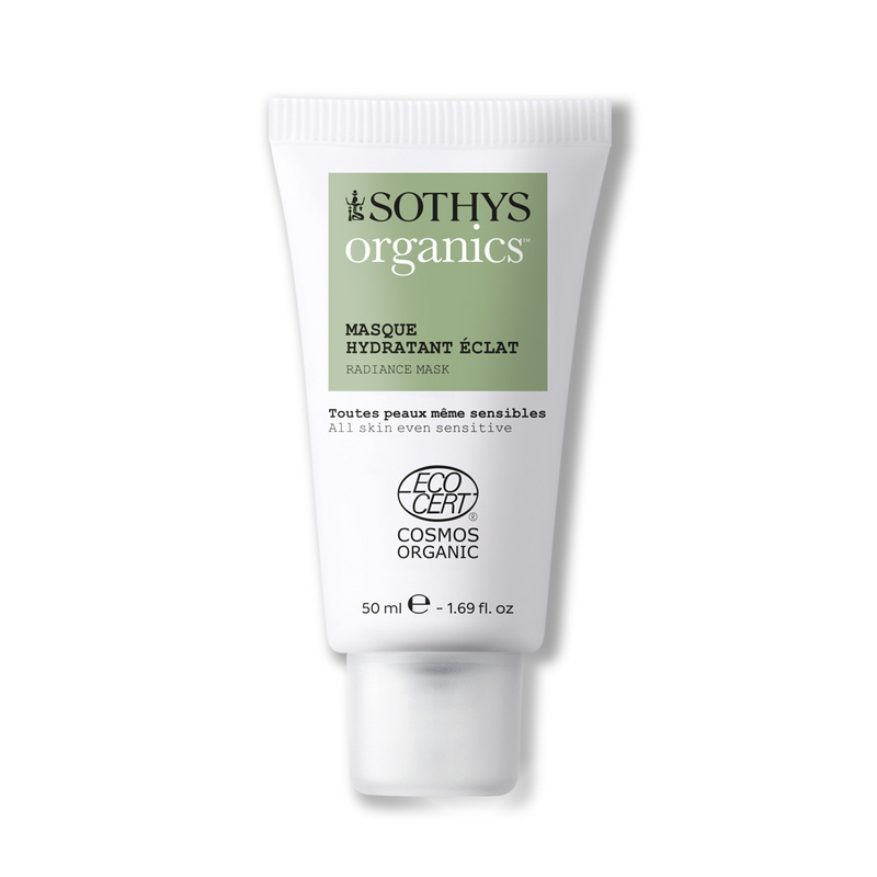 Sothys Sothys Organics Masque hydratant éclat-radiance mask-alle huidtypes ook de gevoelige