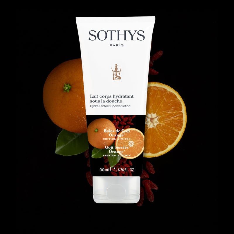 Sothys Sothys  Lait corps hydratant Douche Sinaasappel-Goji-bessen 200ml