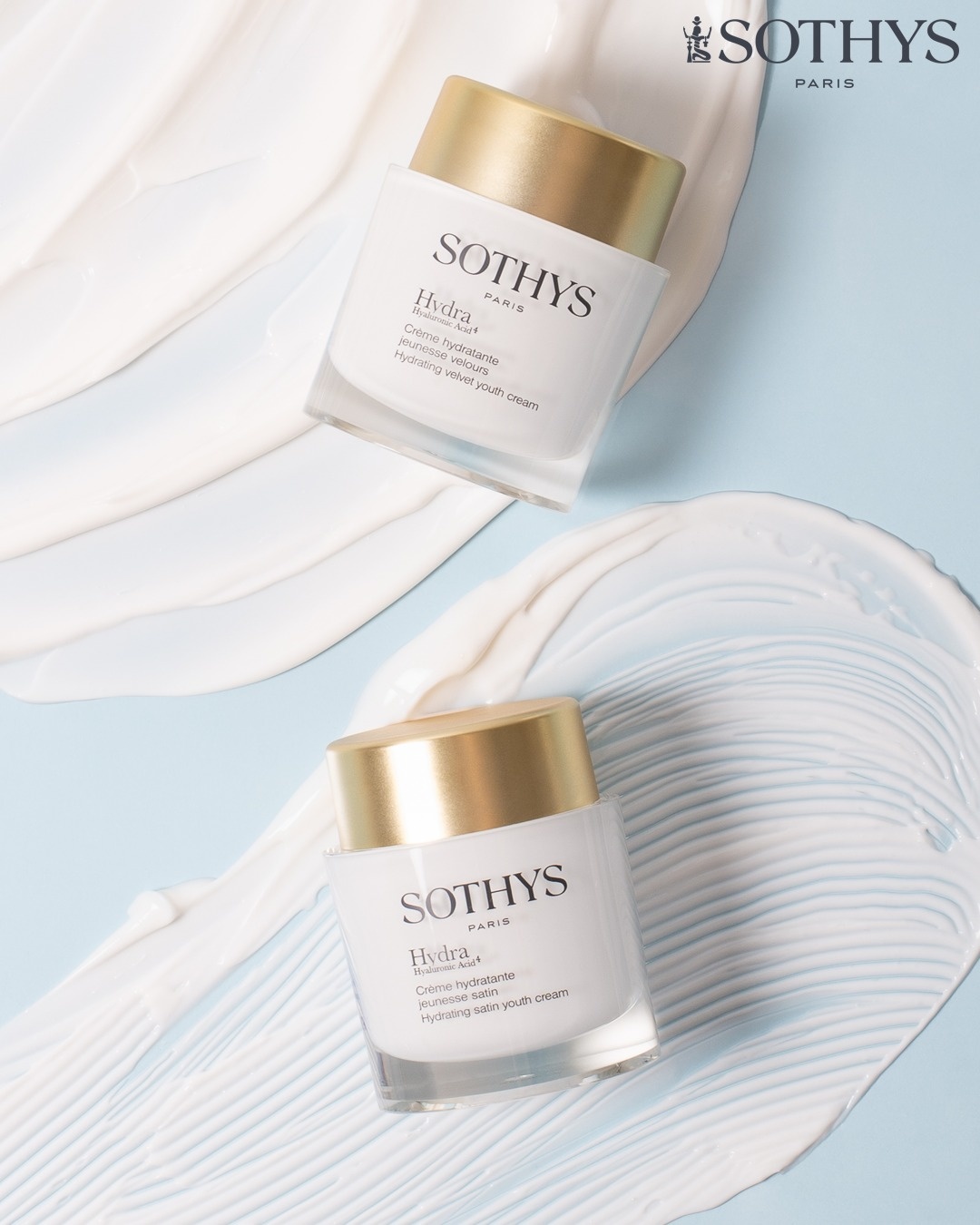 Sothys Sothys Hydra Hyaluronic Acid-4 Crème hydratante jeunesse Velours -Hydrating Velvet  Youth cream 50ml