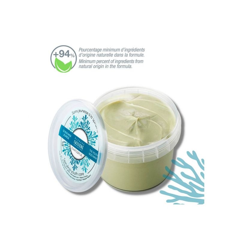 Bernard Cassière Bernard cassiere Soins jeunesse a la Spiruline-le mud mask jeunesse  75ml