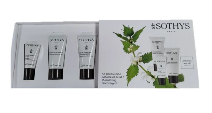 Sothys Sothys illuminating-Discovery kit ( Serum 5ml-Creme15ml-SPF50 15ml)