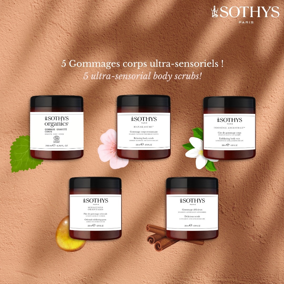 Sothys Paris Sothys Pate de Gommage Orientale, rijke lichaamspeeling, , Oriëntal exfoliating paste Amber and myrrh escape