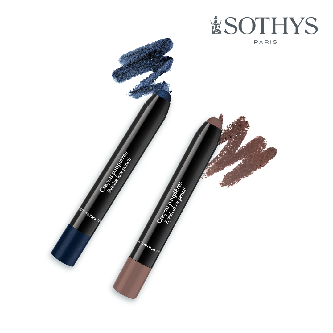 Sothys Sothys Paris -  Eyeshadow pencil: 20 Brun Mat Essentiel & 30 Bleu Nuit Féérique