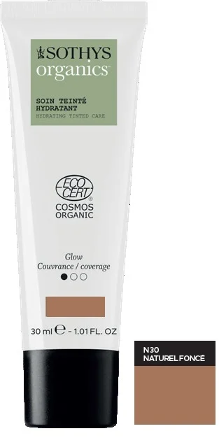 Sothys Paris Sothys Organics Soin Teinté Hydratant N30 NATUREL FONCÉ