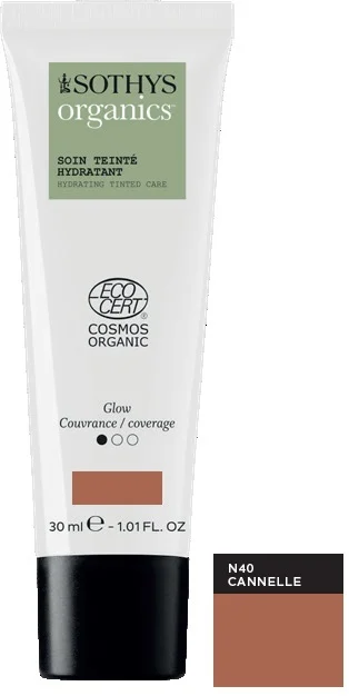 Sothys Paris Sothys Organics Soin Teinté Hydratant N40 CANELLE