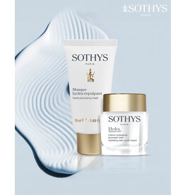 Sothys Paris Sothys duo Hydra creme hydratante jeunesse Satin + Masque hydra-repulpant