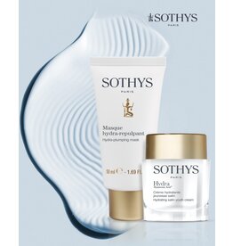 Sothys Paris Sothys hydra hyaluronic acid 4-Crème hydratante jeunesse satin-Hydrating satin youth cream+ masque
