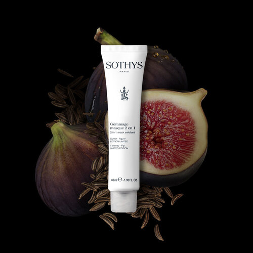 Sothys Paris Sothys -2-in-1 mask-exfoliant-Komijn-Vijgen gezicht