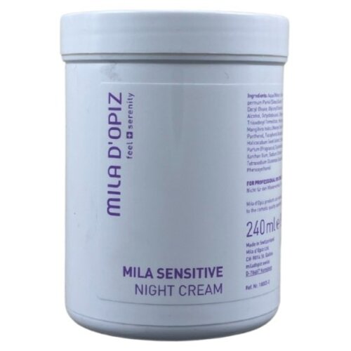 Mila d'Opiz Mila D'Opiz Mila Sensitive Nachtcrème 240ml Mila d'Opiz Mila D'Opiz Mila Sensitive Nachtcrème 240ml