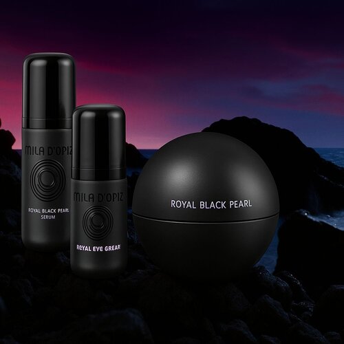 MiIa d'Opiz Royal Black Pearl– Luxe Anti-Aging Verzorging Set