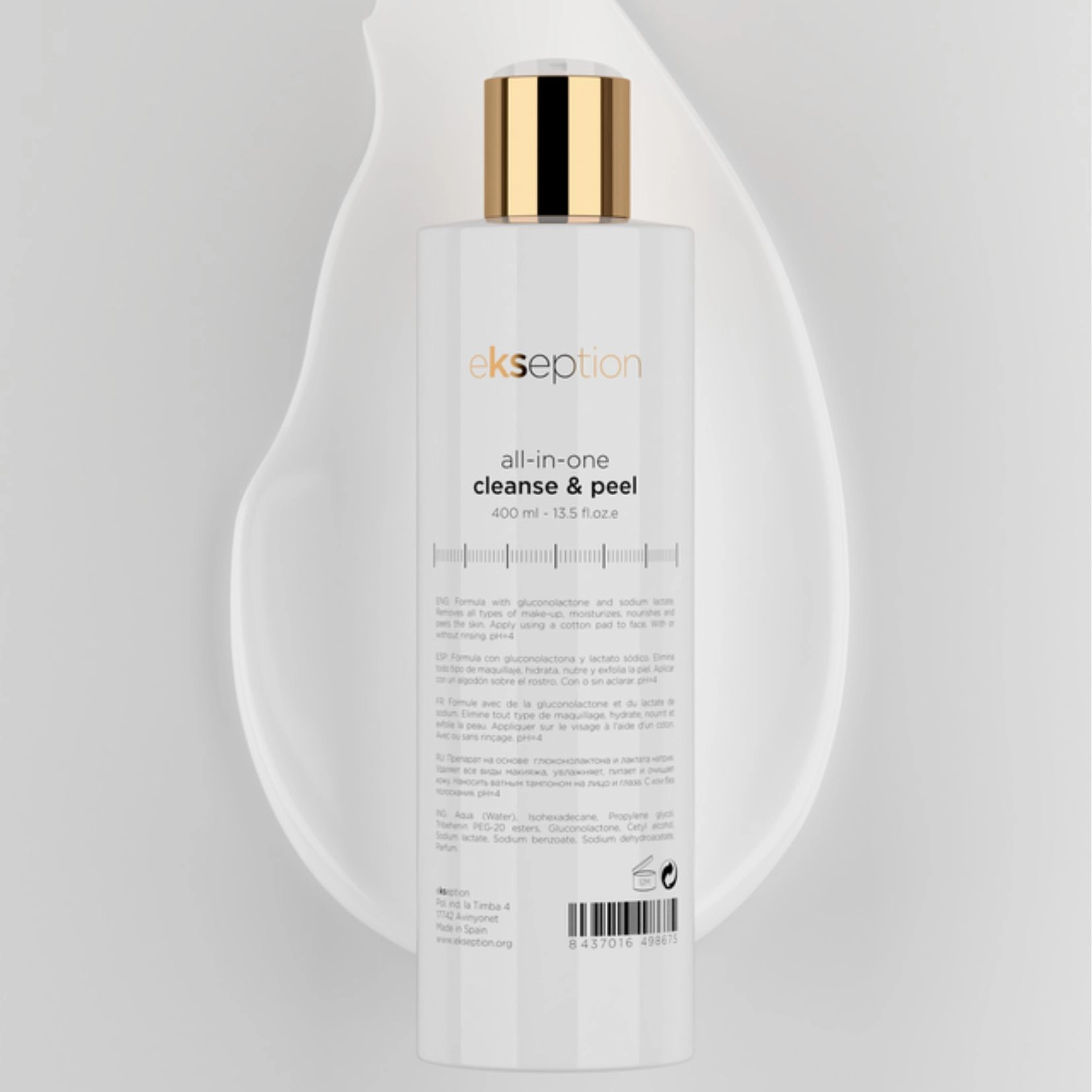 Ekseption Skincare Ekseption  All in one Cleanse and Peel 400 ml