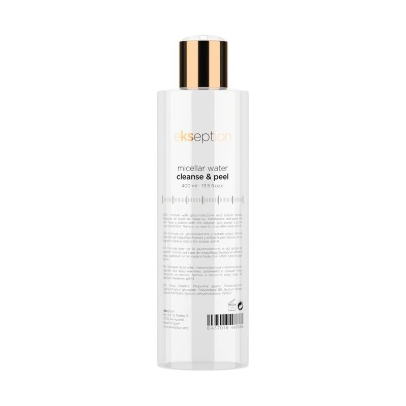 Ekseption Skincare Ekseption Micellar Water Cleanse & Peel – Micellair Water met Peeling