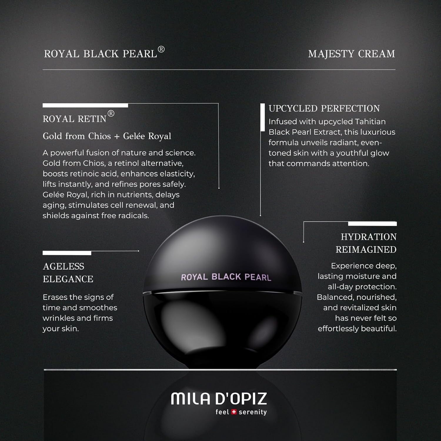 Mila d'Opiz Mila d'Opiz Black Pearl Majesty cream 50ml