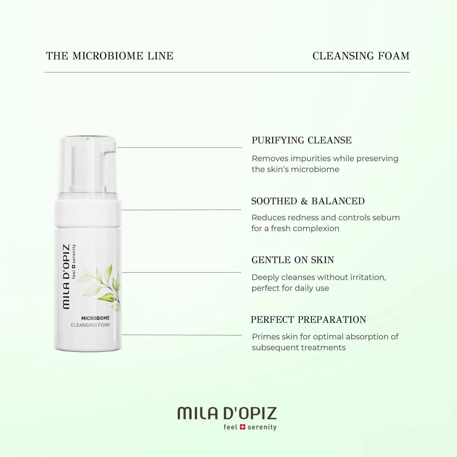 Mila d'Opiz Mila d'Opiz daily Basic Line Cleansing Foam 100 ml