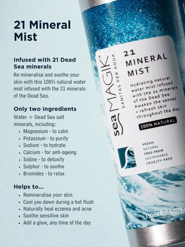 Sea Magik Sea Magik 21 Mineral Mist | Hydrating Dead Sea Mineral Face Mist