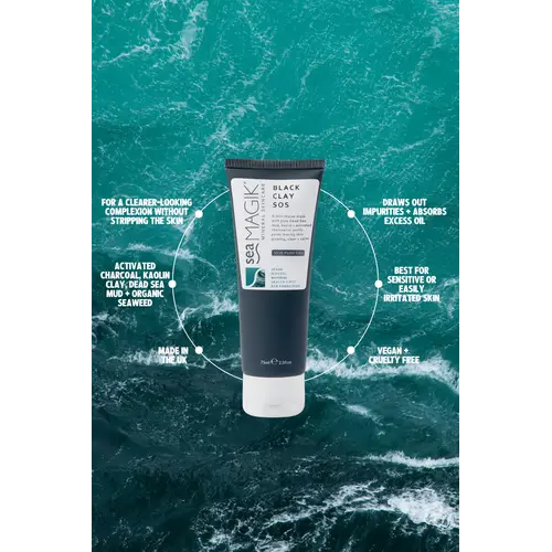 Sea Magik Sea Magik Black Clay SOS – Purifying Black Clay Face Mask