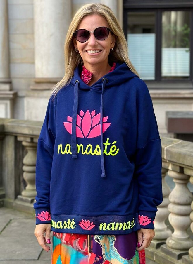 Hoodie NAMASTÉ *dunkelblau