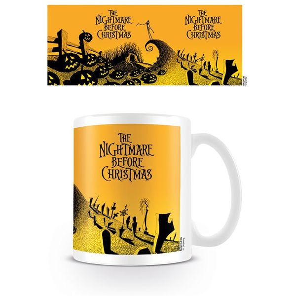 Nightmare Before Christmas Graveyard Scene - Mug