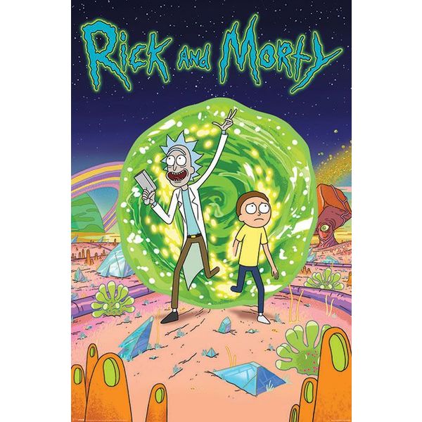 Rick And Morty Portal - Maxi poster