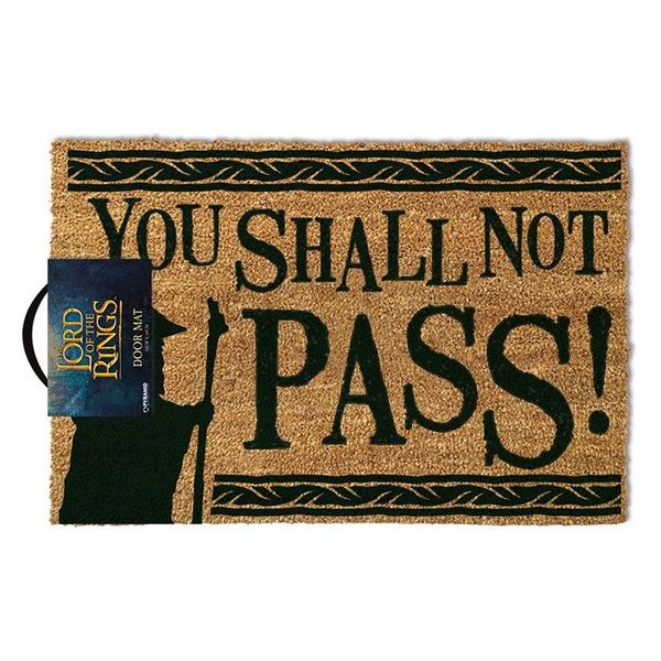 The Lord Of The Rings You Shall Not Pass - Doormat