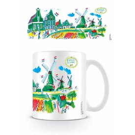 Guus Van Eck Zaanse Schans - Mug