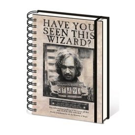 Harry Potter Wanted Sirius Black - Cahier de note