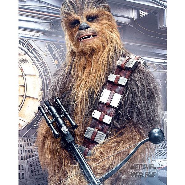 Star Wars The Last Jedi  Chewbacca Bowcaster - Mini Poster